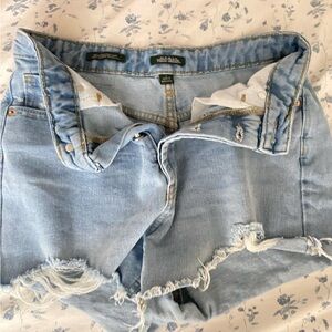 Wild Fable Light Blue Distressed Denim Shorts